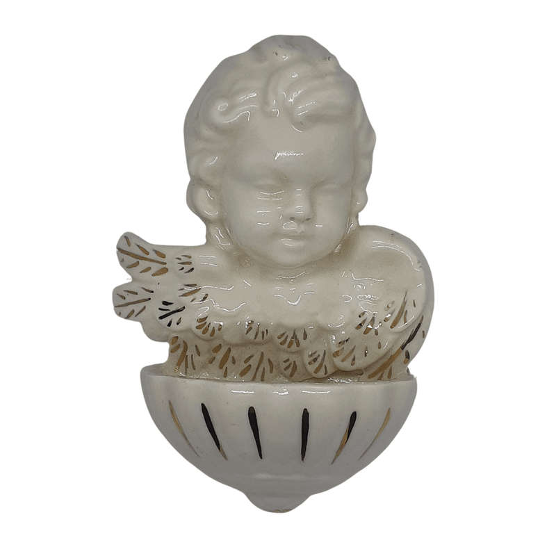 Large Cherub Holy Water Font
