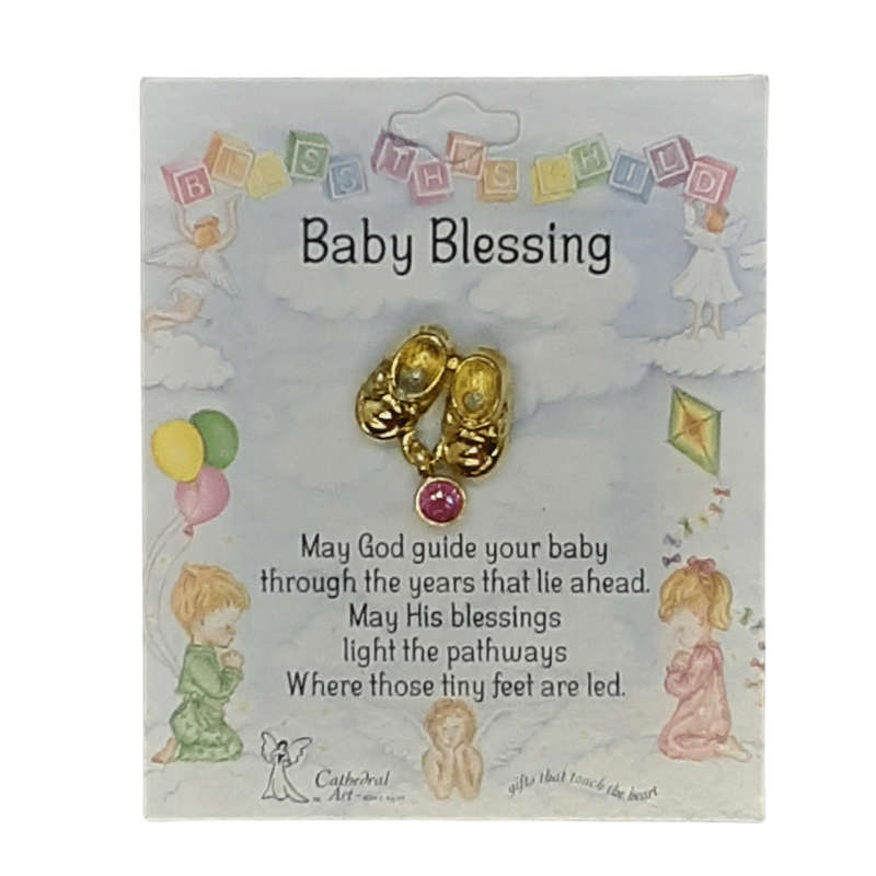 Baby Blessings Pin - Pink