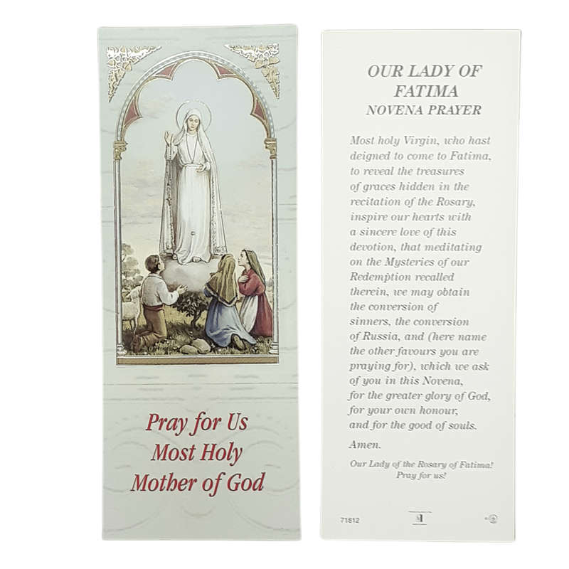 Our Lady of Fatima Bookmark