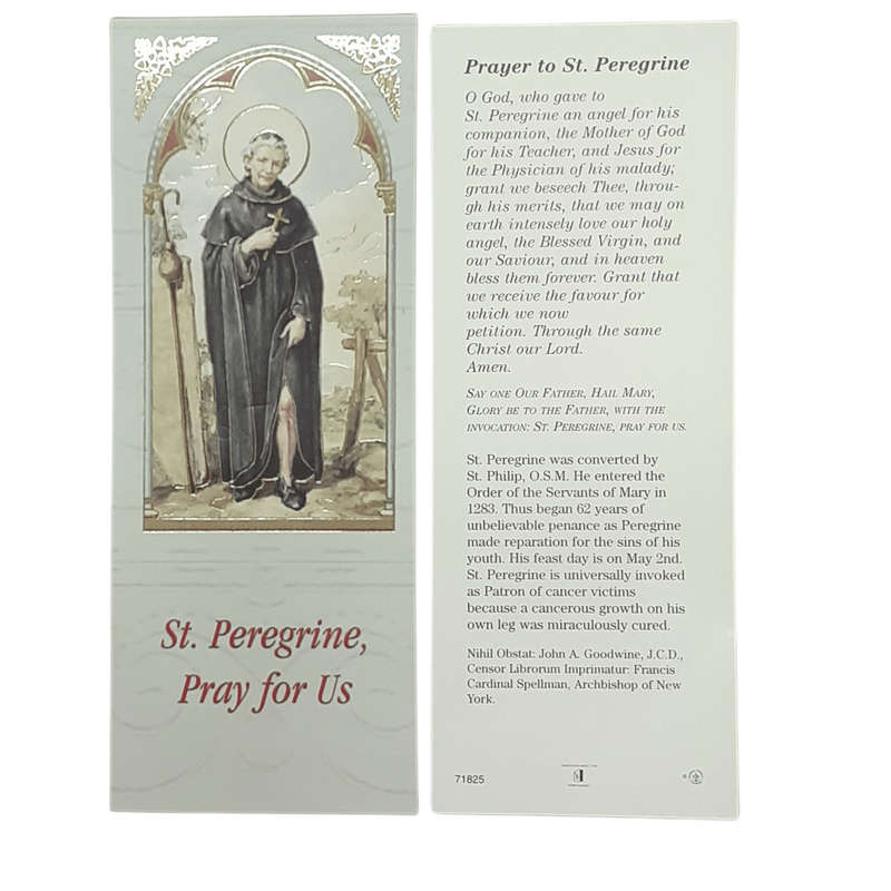 St Peregrine Bookmark