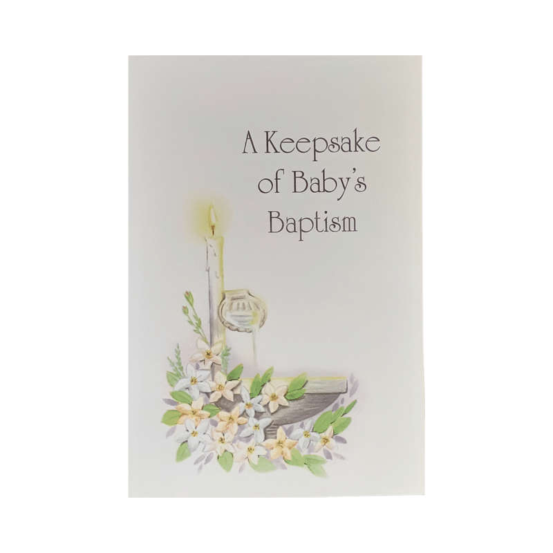 Keepsake Baptism Card