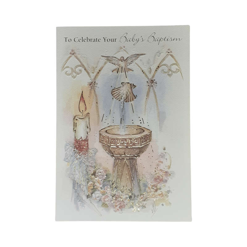 Celebrate Baby Baptism Card