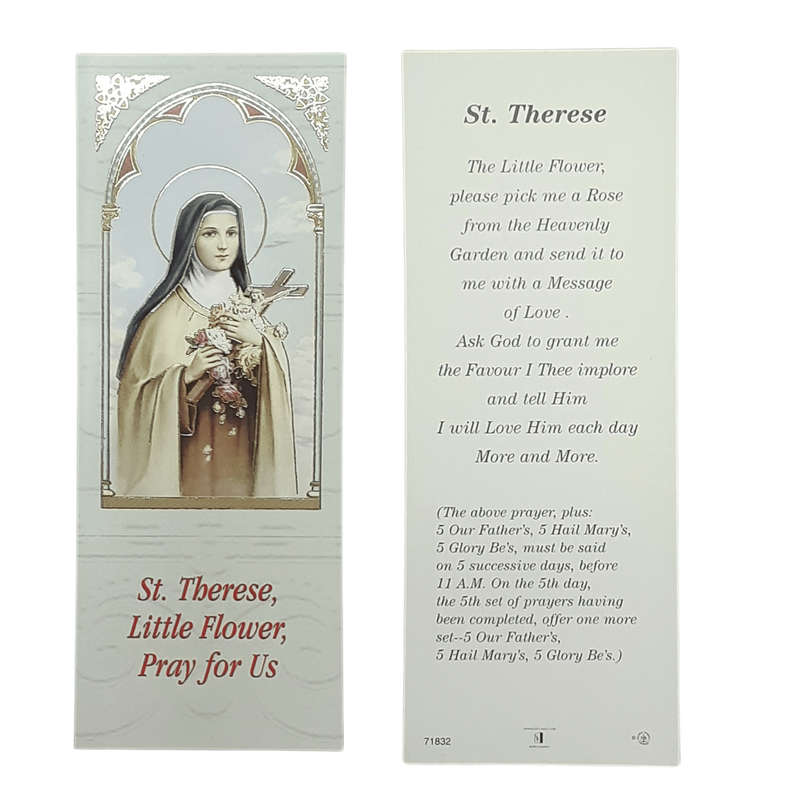 St Therese Bookmark