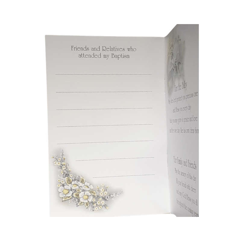 Baptism  Keepsake Book