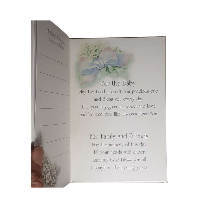 Baptism  Keepsake Book