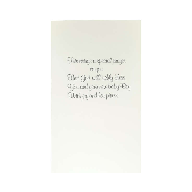 Baby Congratulations Card -Boy