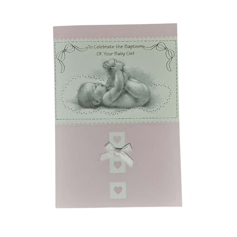 Celebrate Baptism Card -Girl