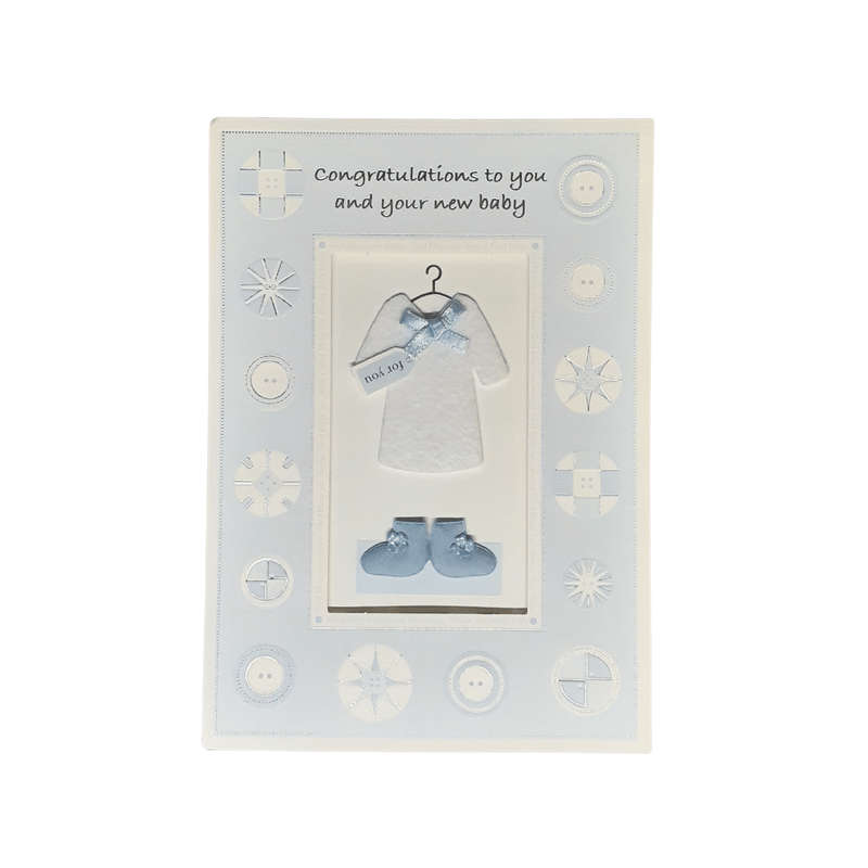 Baby Boy Congratulations Card