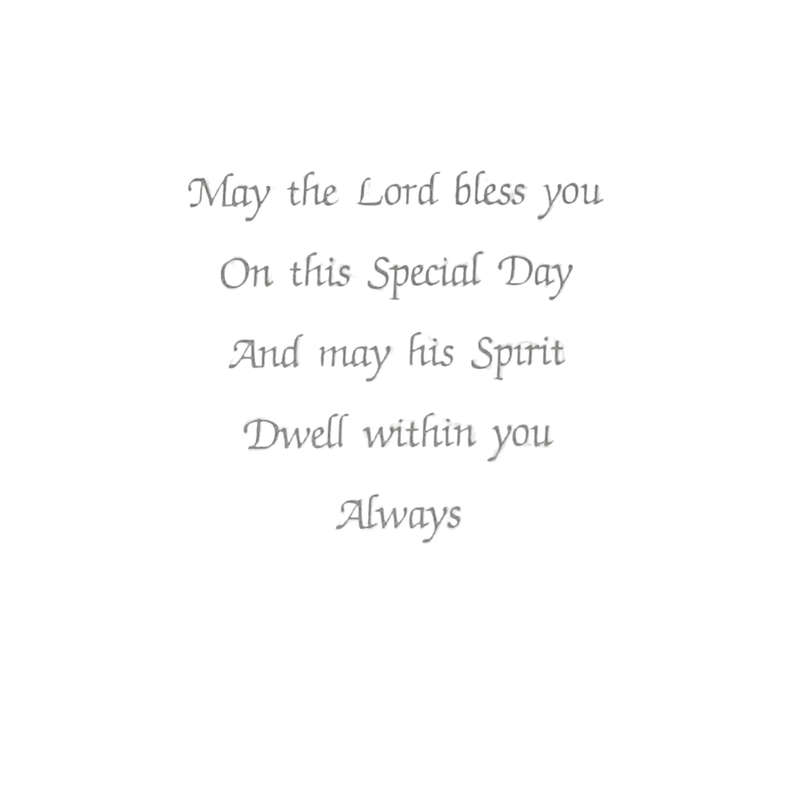 Baptism Wishes Card