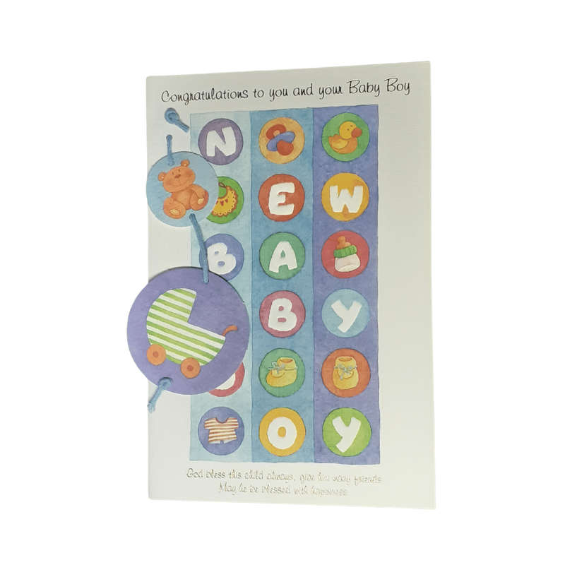 Congratulations Baby Boy Card