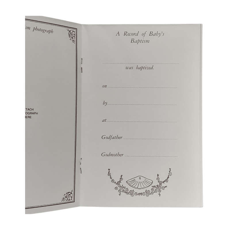 Baptism Keepsake Card