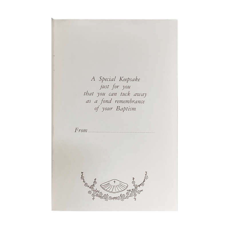 Baptism Keepsake Card