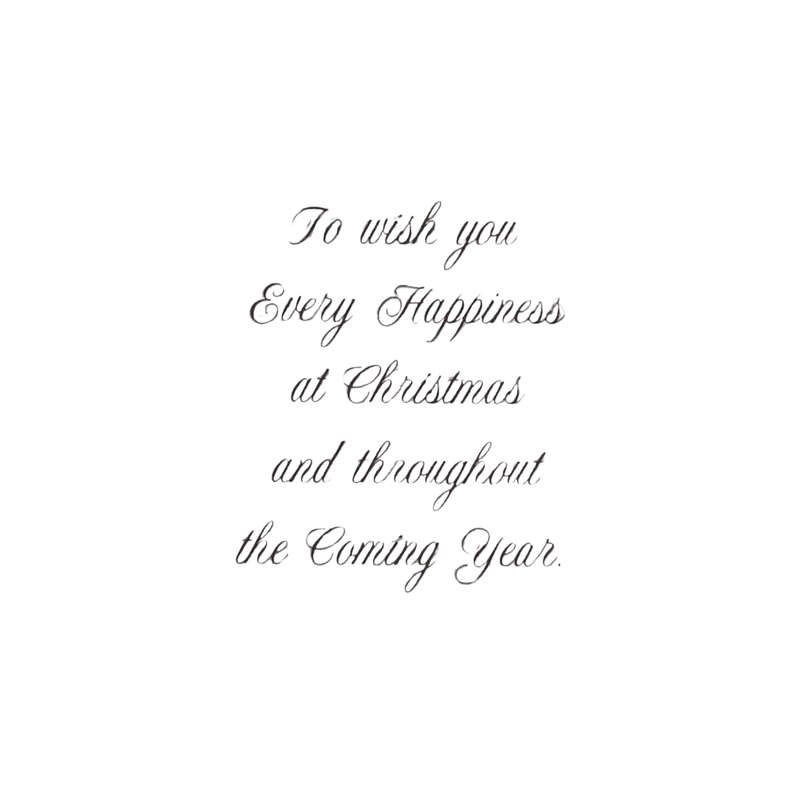 Snow and Sled Christmas Card