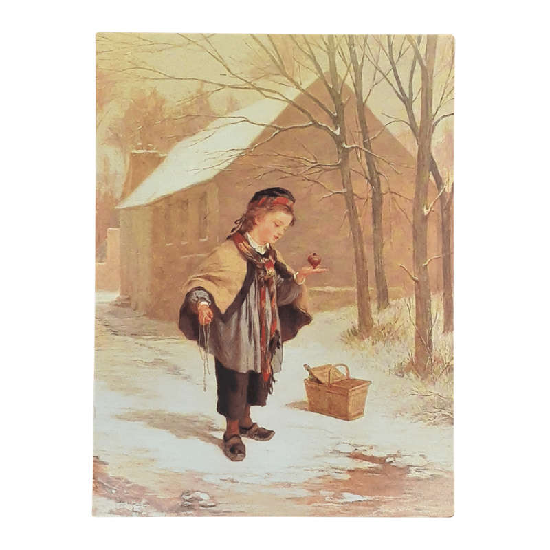 Nostalgic Girl Christmas Card
