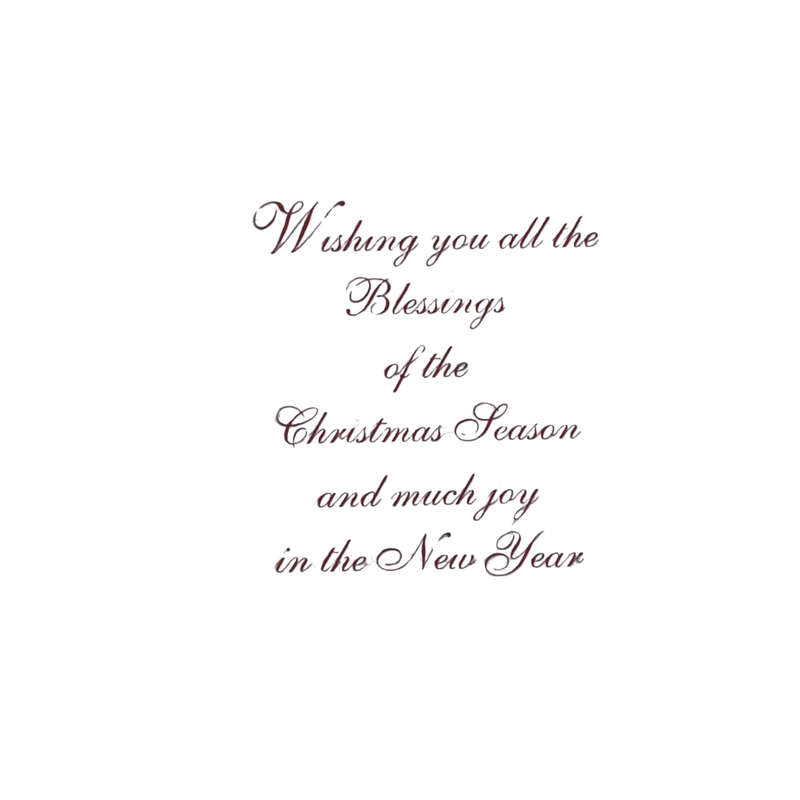 Best Wishes at Christmas Card
