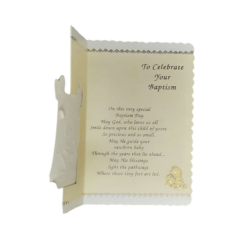 Baptism Celebration Card -Boy