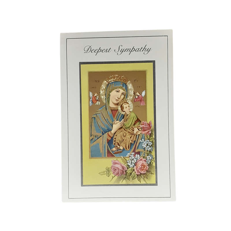 Deepest Sympathy Mass Card - Perpetual Succour