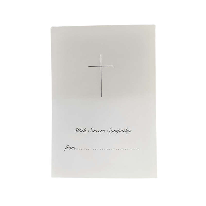 Sincere Sympathy Mass Intention Card Fatima
