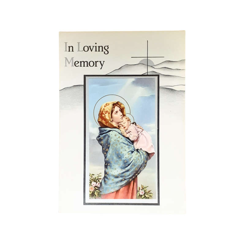 In Loving Memory Mass Card Mary of the Streets