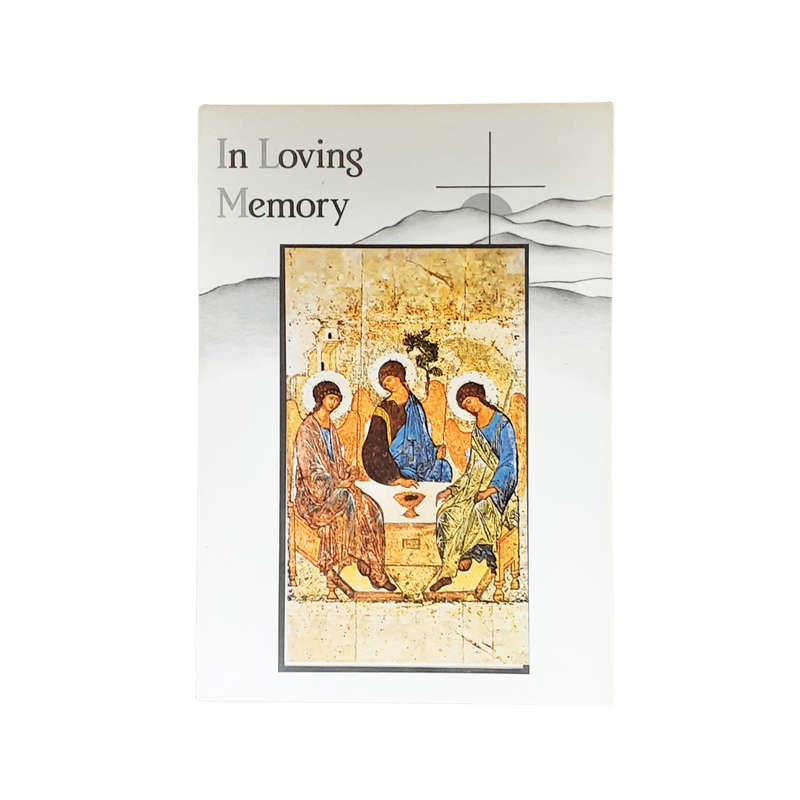 In Loving Memory Mass Card Holy Trinity