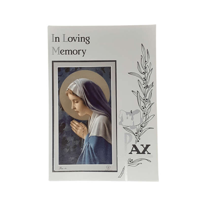 In Loving Memory Mary Card
