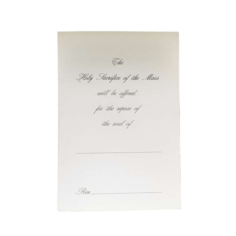With Deepest Sympathy Mass Intention Card Jesus