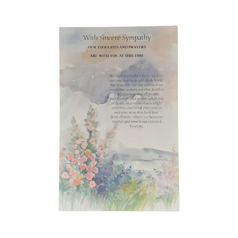 Floral Sympathy Card