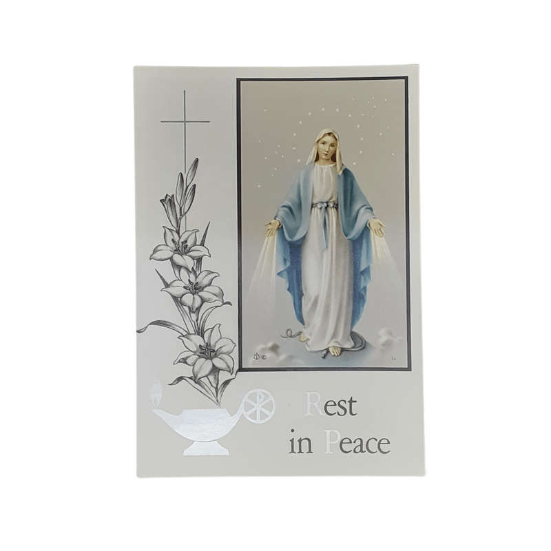 Rest in Peace Mass Card Our Lady of Grace