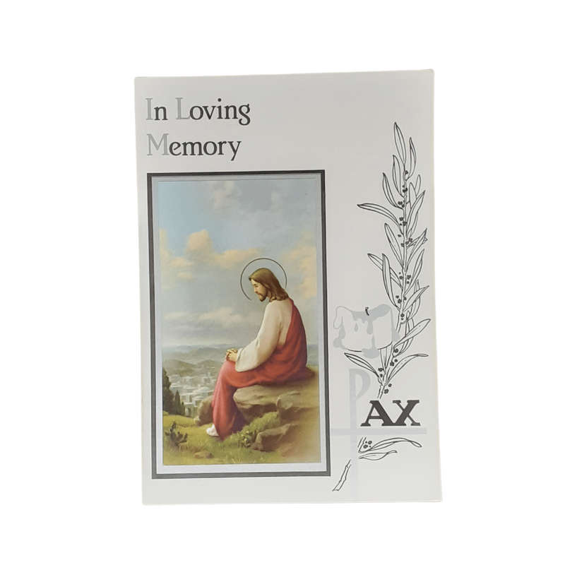 In Loving Memory Jesus Card