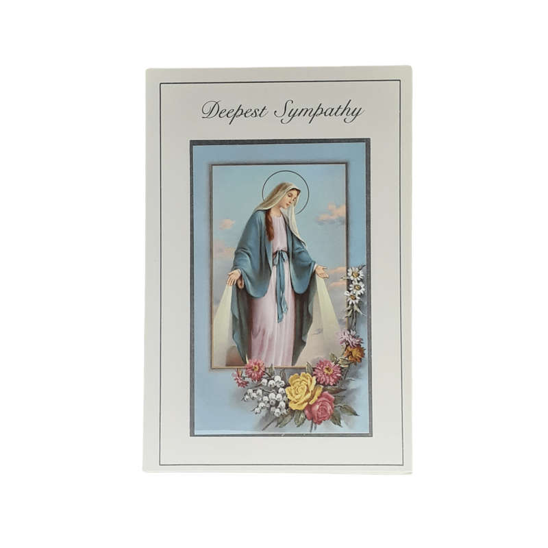 Deepest Sympathy Mass Card - Our Lady of Grace