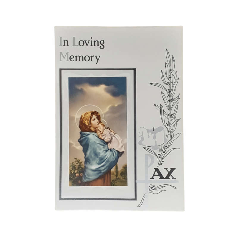 In Loving Memory Card Mary of the Streets