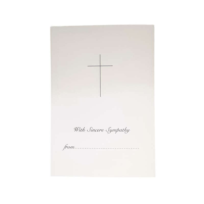 Sincere Sympathy Mass Card Last Supper