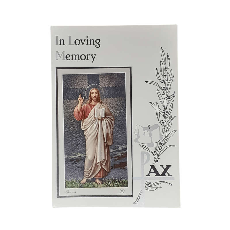 In Loving Memory Card Jesus
