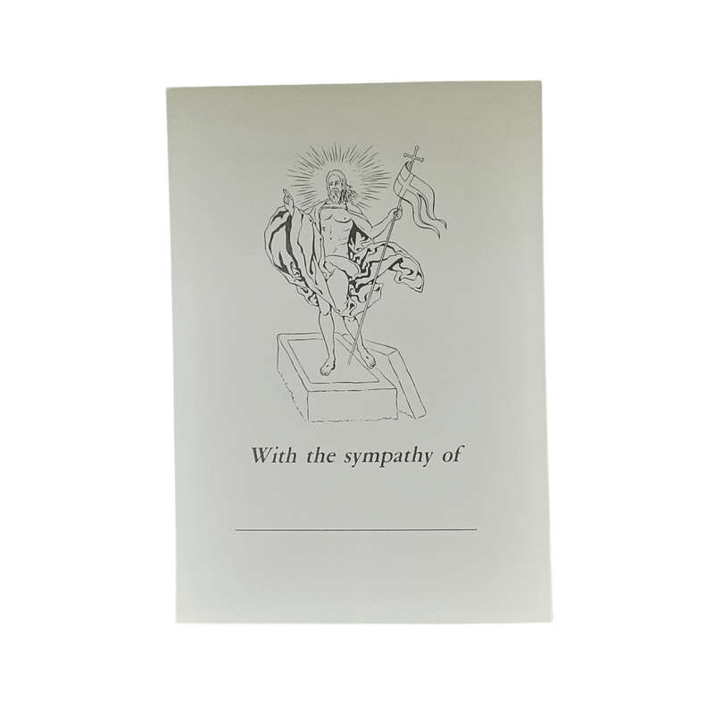 Deepest Sympathy Mass Card Mary