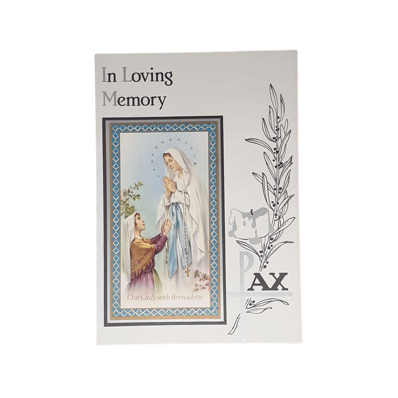 In Loving Memory Card- Mary and Bernadette