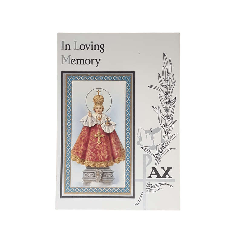 In Loving Memory - Infant Jesus of Prague