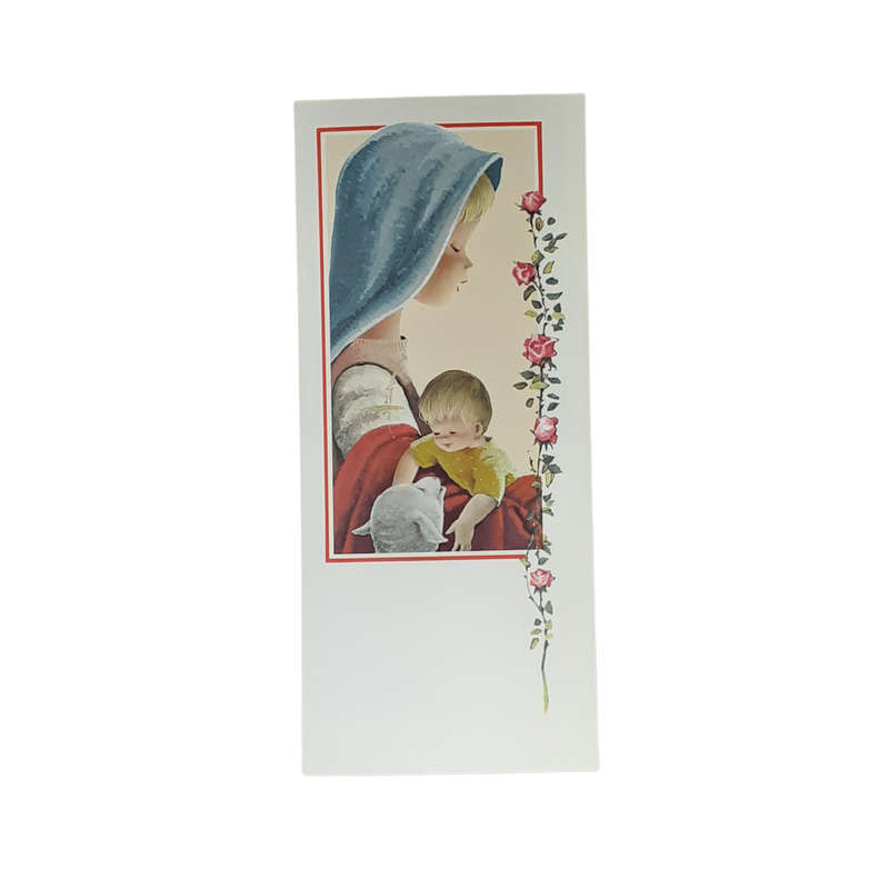 Bookmark Mary Jesus And A Lamb