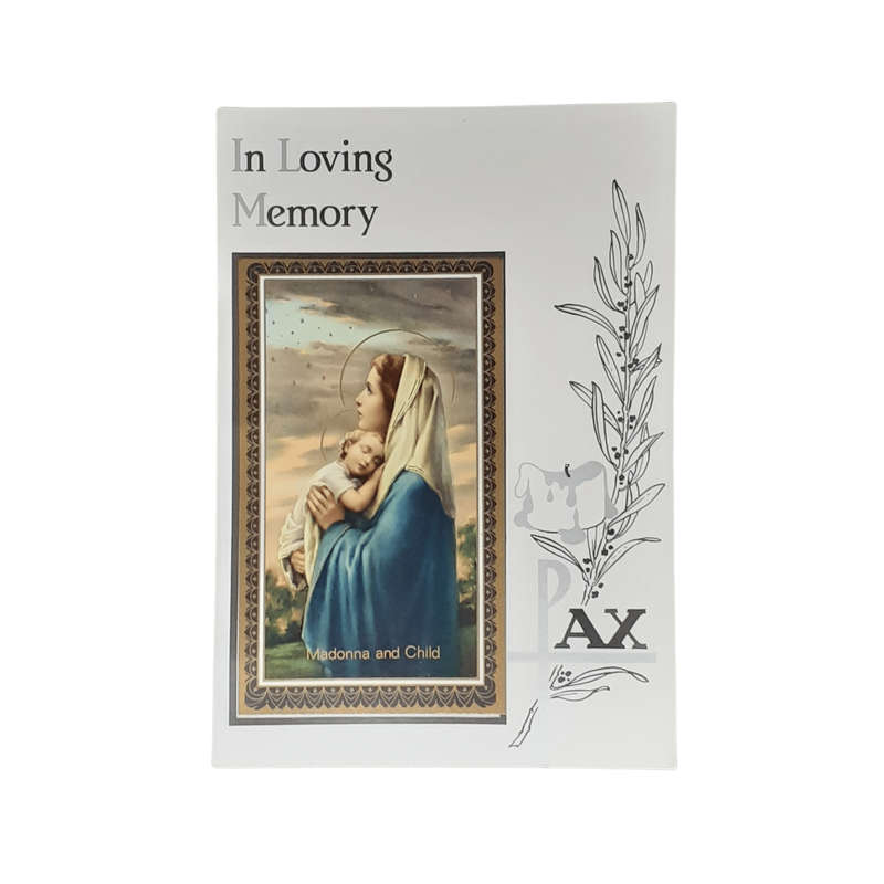 In Loving Memory Card - Mary