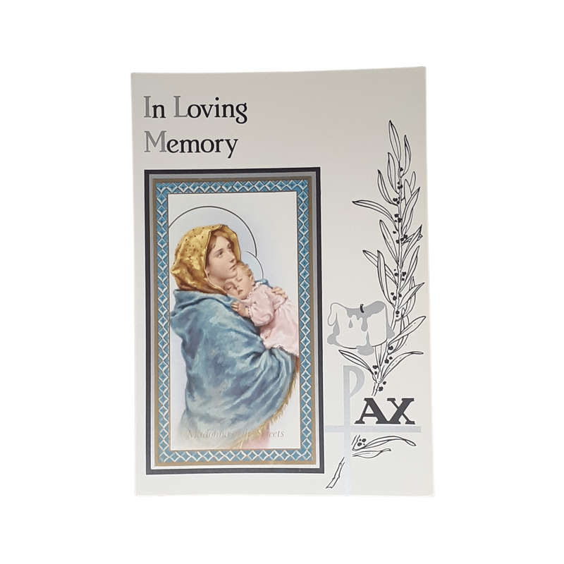 In Loving Memory Card - Madonna of the Streets