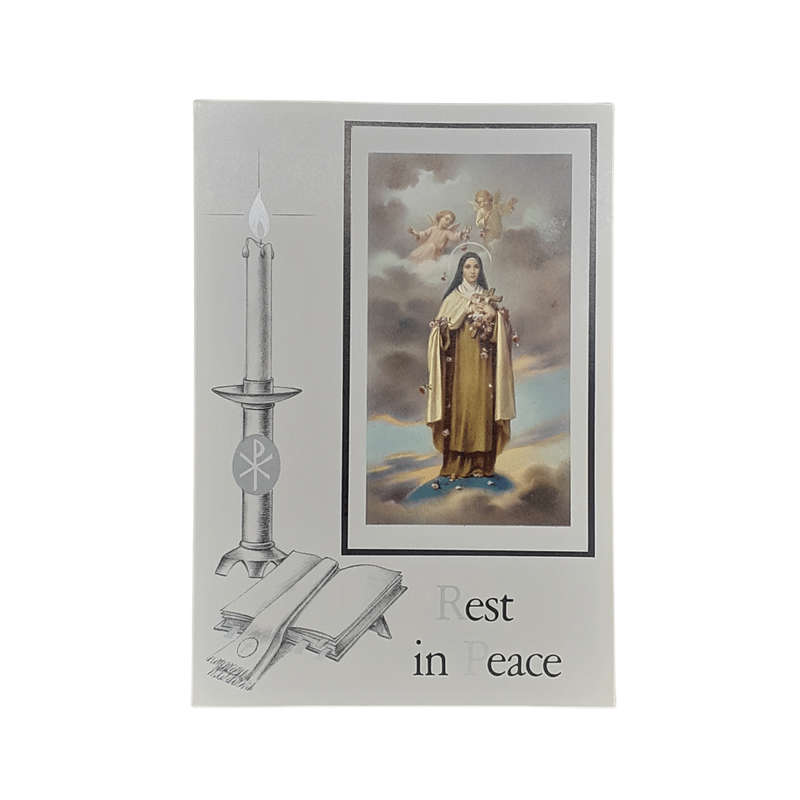 Rest in Peace  Mass Card St Therese