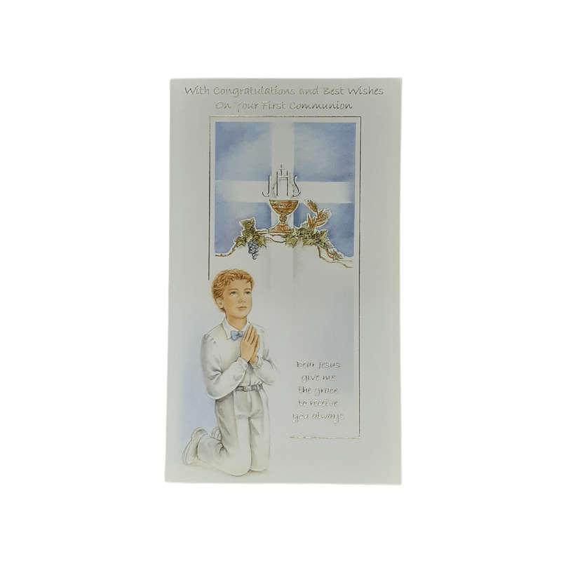 Congratulations on Your First Holy Communion Card