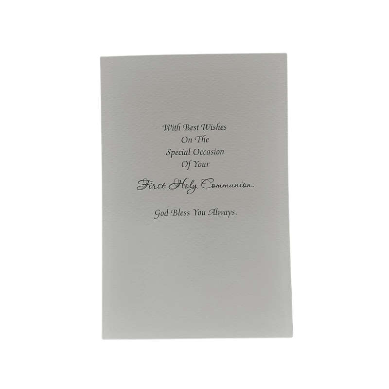 First Holy Communion Card For a Boy