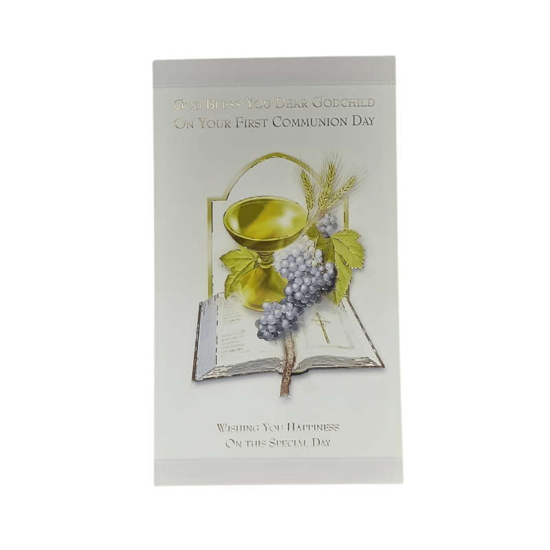 First Holy Communion Card  For a Godchild