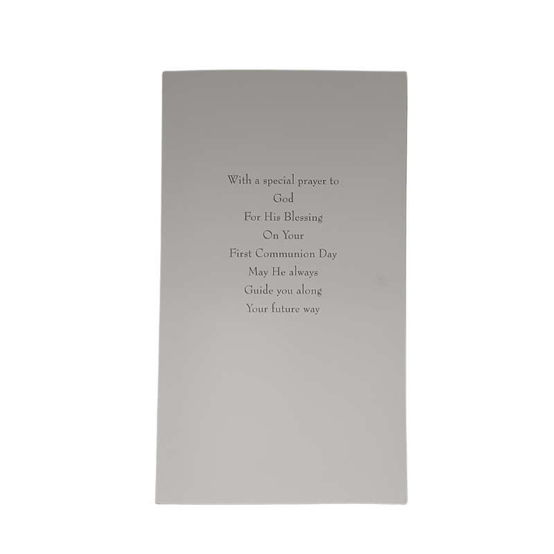 God Bless You First Holy Communion Card