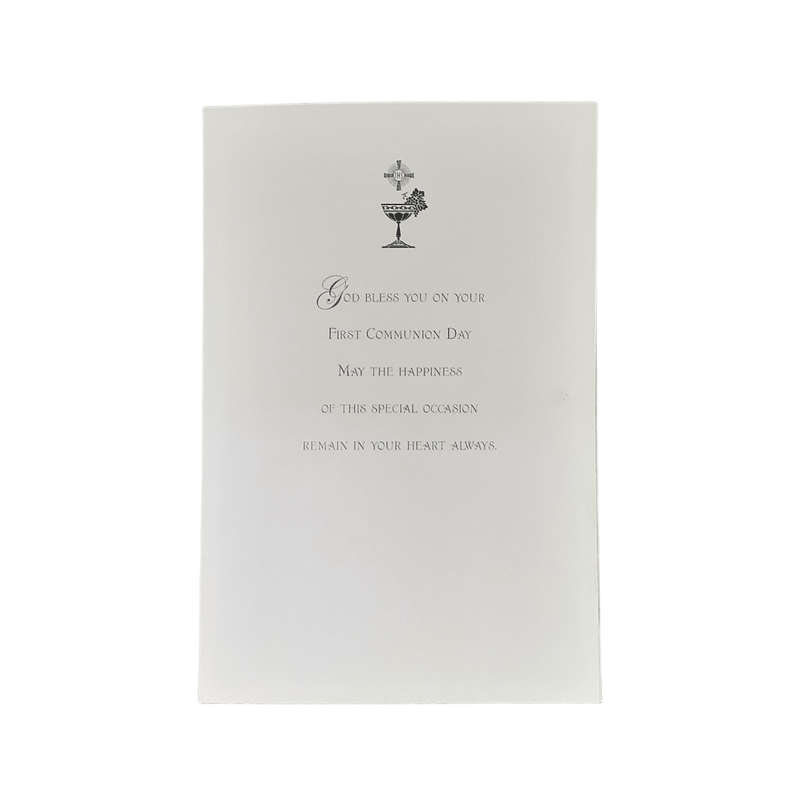 Best Wishes First Holy Communion Card