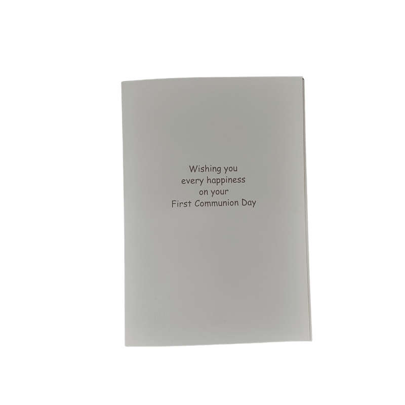 Embellished Girl's First Holy Communion Card