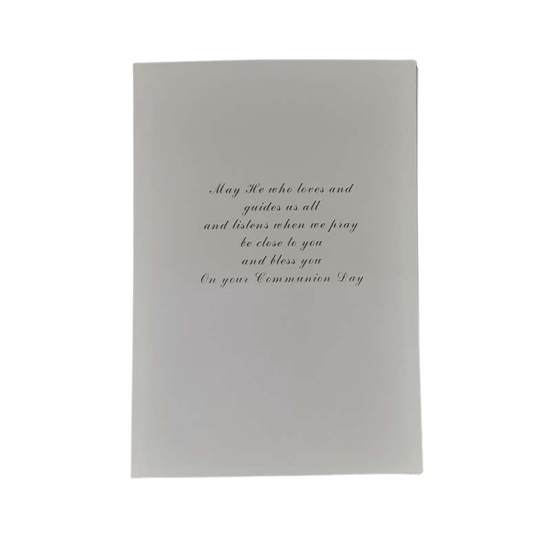 First Holy Communion Card For Girl with Embellishment