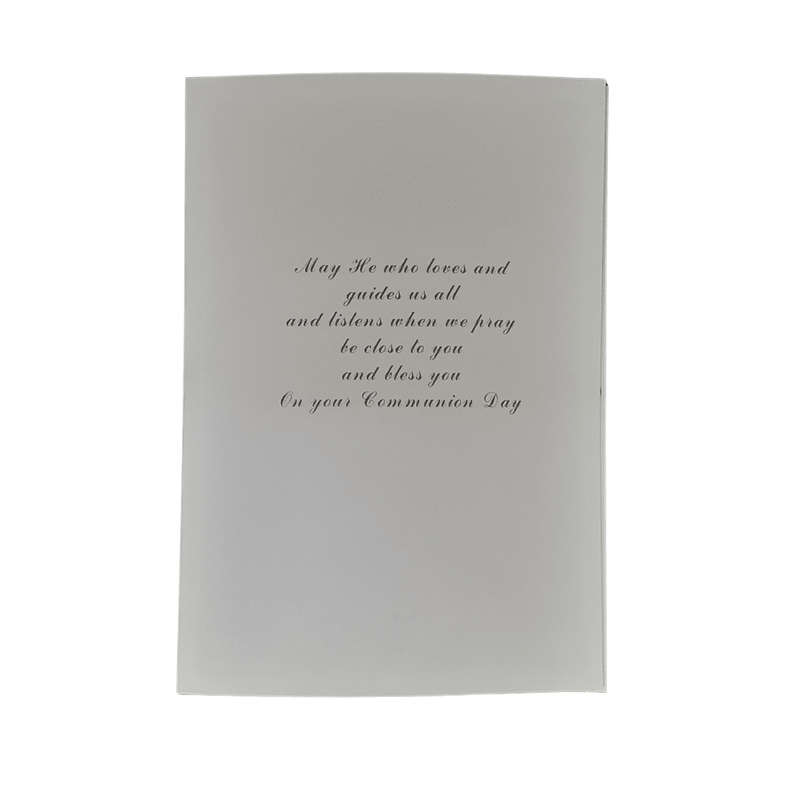 First Holy Communion Card For Boy with Embellishment