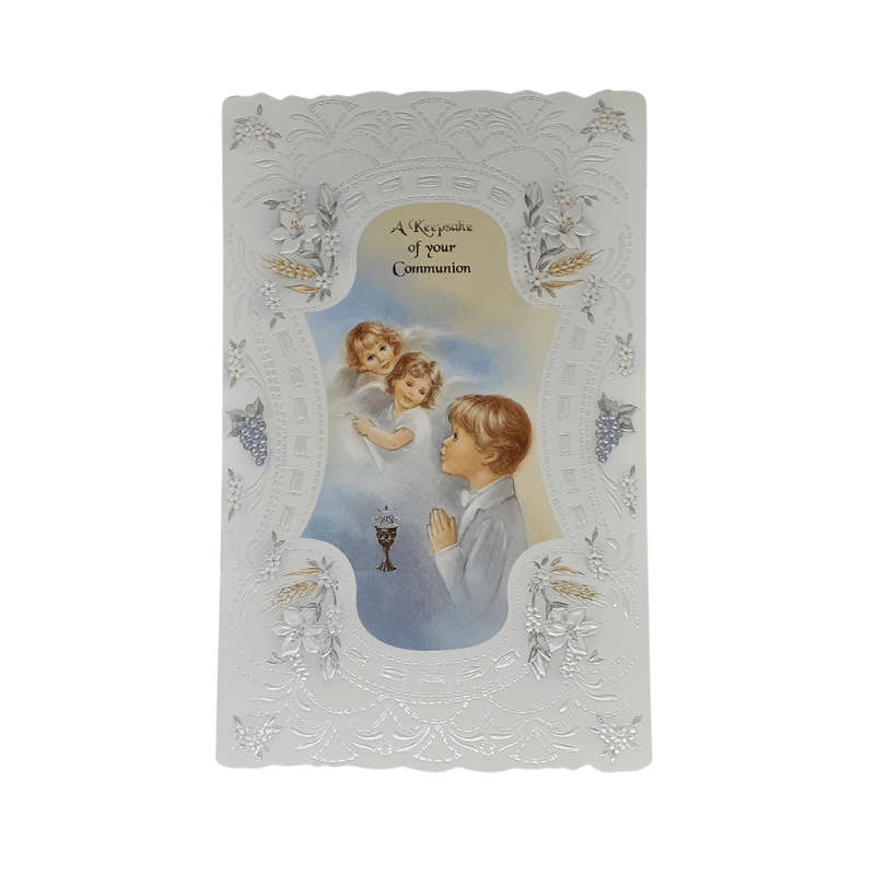 Large Communion Keepsake For a Boy