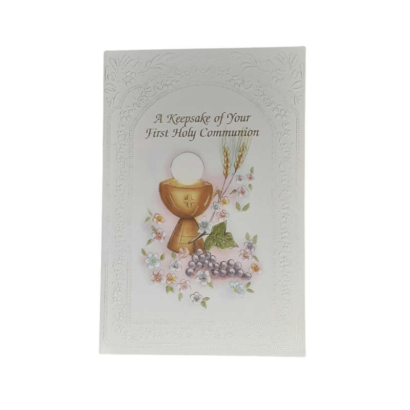 First Holy Communion Keepsake Card